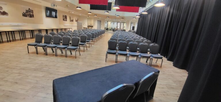 Perceval House Atrium - theatre style